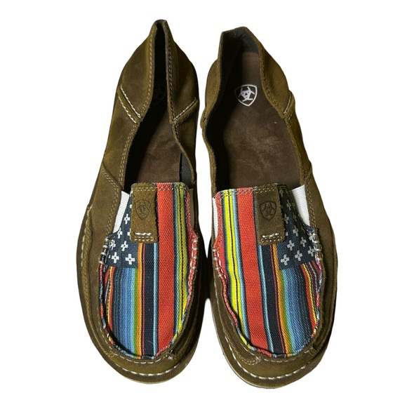 ARIAT Cruiser Women’s Shoes Sz 9.5 (9.5B) Brown Flat Loafers - Picture 5 of 9